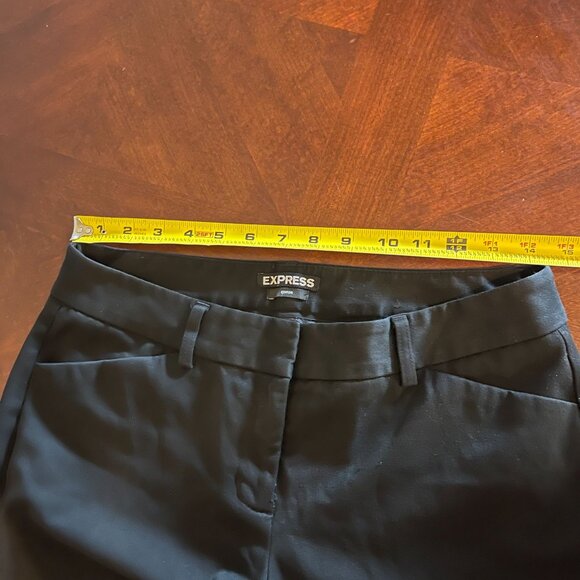 Express Womens Editor Black Dress Pants  4R Slim Fit Tailored Style Office‎ Wear - Picture 9 of 9